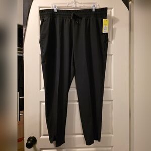 Womens Active Light High-Rise Taper Pants - Black XXL Copy